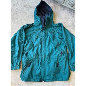vintage Patagonia Lightweight Parka Hoodie Zip Jacket, Large C48